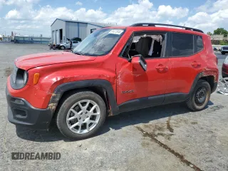 2016 Jeep Renegade Latitude with VIN ZACCJABW5GPC56205, listed as a Copart auction lot 61477914 with 124,535 mi miles and Salvage Title. Bid and sale history available at DreamBid. Image 1.