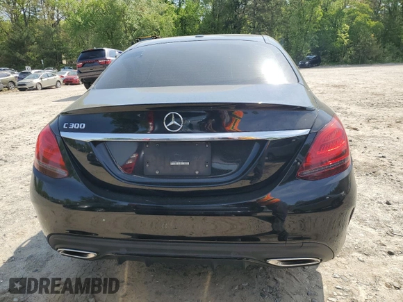 2021 Mercedes-Benz C 300 with VIN W1KWF8DB4MR630629, listed as a Copart auction lot 56859395 with 113,846 mi miles and Clean title. Bid and sale history available at DreamBid. Image 6.