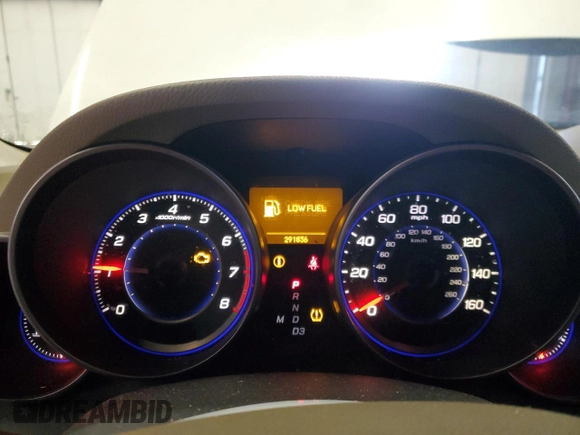 2009 Acura MDX Technology with VIN 2HNYD28479H511038, listed as a Copart auction lot 45787105 with 291,836 mi miles and Salvage Title. Bid and sale history available at DreamBid. Image 9.