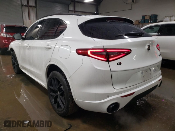 2020 Alfa Romeo Stelvio Ti z VIN ZASPAKBN4L7C74496, wystawiony jako Copart lot #43208305 z przebiegiem 71 269 mil mil oraz Szkoda całkowita • Salvage title. Historia ofert i sprzedaży dostępna na DreamBid. Obrazek 2.