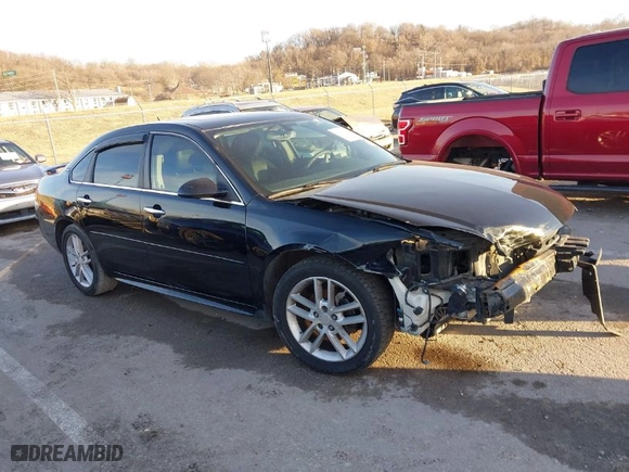 2015 Chevrolet Impala Limited LTZ with VIN 2G1WC5E34F1105115, listed as a IAAI auction lot 41475437 with 141,853 mi miles. Bid and sale history available at carsss.com. Image 1.