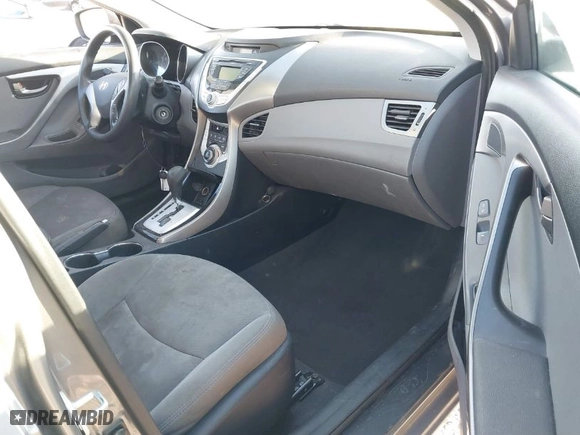 2013 Hyundai Elantra GLS PZEV with VIN 5NPDH4AE1DH161655, listed as a IAAI auction lot 41455556 with 278,893 mi miles. Bid and sale history available at carsss.com. Image 5.