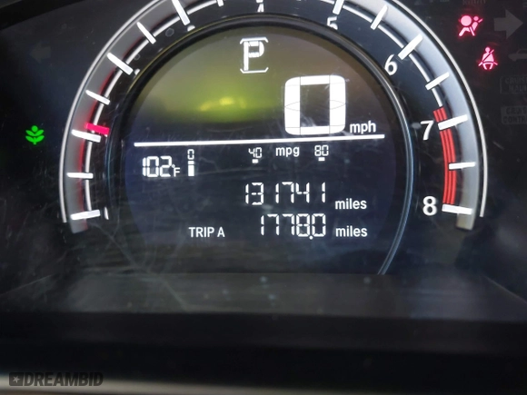 2018 Honda CR-V LX with VIN 2HKRW5H30JH407287, listed as a IAAI auction lot 41866888 with 131,741 mi miles. Bid and sale history available at carsss.com. Image 15.