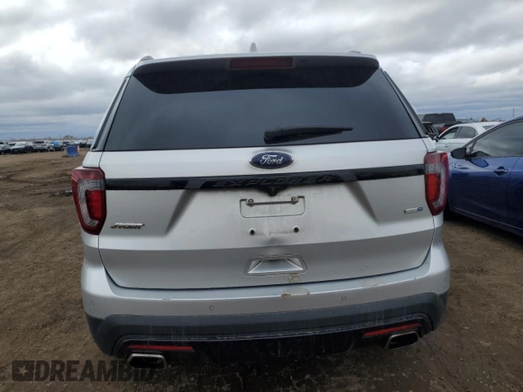 2016 Ford Explorer Sport with VIN 1FM5K8GT4GGC46495, listed as a Copart auction lot 51855625 with 117,632 mi miles and Salvage Title. Bid and sale history available at DreamBid. Image 6.