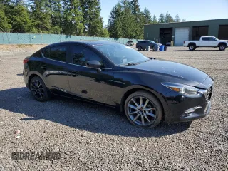 2018 Mazda 3 Grand Touring with VIN 3MZBN1W33JM190874, listed as a Copart auction lot 52973845 with 47,421 mi miles and Salvage Title. Bid and sale history available at DreamBid. Image 4.
