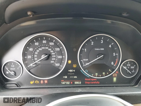 2014 BMW 3 Series 328d with VIN WBA3D3C58EK156306, listed as a Copart auction lot 50492345 with 147,152 mi miles and Clean Title. Bid and sale history available at carsss.com. Image 9.