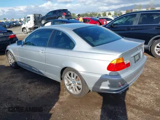 2001 BMW 3 Series 330Ci with VIN WBABN53401JU34692, listed as a IAAI auction lot 41763039 with 204,062 mi miles. Bid and sale history available at carsss.com. Image 3.