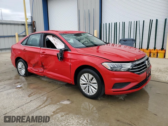 2020 Volkswagen Jetta S with VIN 3VWC57BU3LM086846, listed as a Copart auction lot 53946135 with 51,224 mi miles and Salvage title. Bid and sale history available at DreamBid. Image 4.