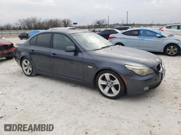 2009 BMW 5 Series 528i with VIN WBANU53509C121621, listed as a Copart auction lot 42381604 with 309,780 mi miles and Clean Title. Bid and sale history available at carsss.com. Image 4.