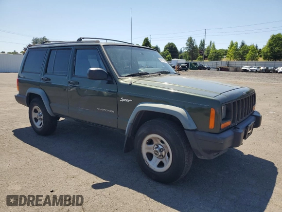 1998 Jeep Cherokee Sport with VIN 1J4FJ68S5WL108020, listed as a Copart auction lot 60150655 with 290,595 mi miles and Salvage title. Bid and sale history available at DreamBid. Image 4.