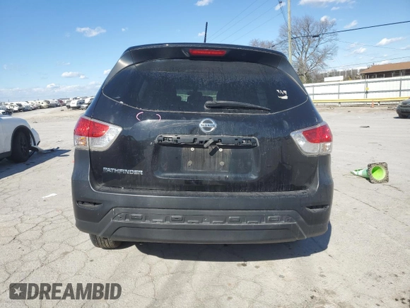 2015 Nissan Pathfinder S with VIN 5N1AR2MN0FC716153, listed as a Copart auction lot 46892385 with 112,442 mi miles and Salvage title. Bid and sale history available at DreamBid. Image 6.