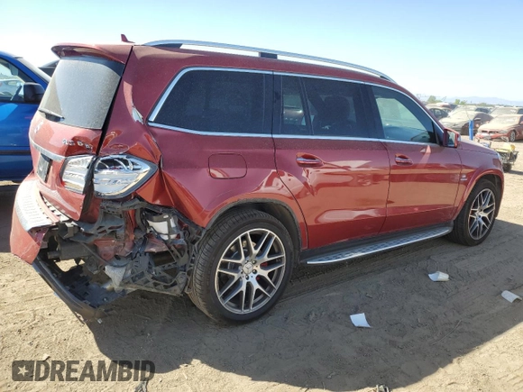 2017 Mercedes-Benz GLS with VIN 4JGDF7FE5HA747039, listed as a Copart auction lot 72268614 with 35,573 mi miles and Salvage Title. Bid and sale history available at carsss.com. Image 3.