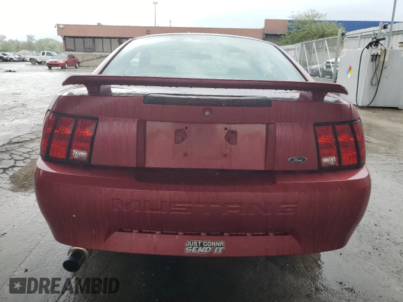2003 Ford Mustang Standard with VIN 1FAFP404X3F304363, listed as a Copart auction lot 54782345 with 164,347 mi miles and Clean Title. Bid and sale history available at carsss.com. Image 6.