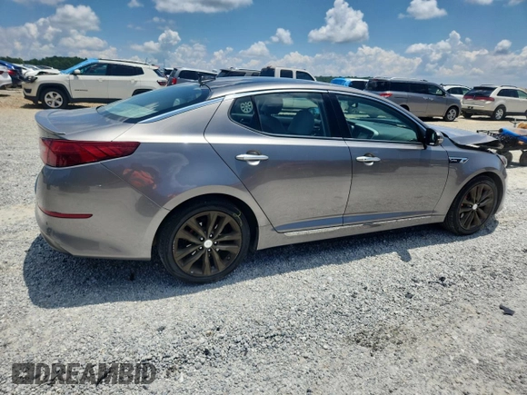 2014 Kia Optima SXL Turbo with VIN 5XXGR4A61EG337474, listed as a Copart auction lot 62962405 with 139,461 mi miles and Salvage title. Bid and sale history available at DreamBid. Image 3.