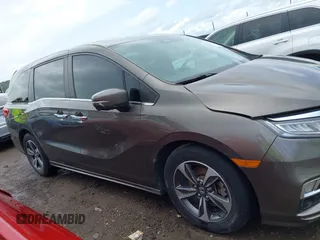 2019 Honda Odyssey Touring with VIN 5FNRL6H81KB038790, listed as a IAAI auction lot 42200190 with 131,761 mi miles and . Bid and sale history available at DreamBid. Image 14.