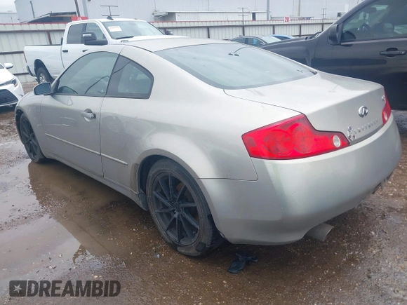 2004 Infiniti G35 Coupe w/Leather with VIN JNKCV54E14M812373, listed as a IAAI auction lot 42104848 with 168,769 mi miles. Bid and sale history available at carsss.com. Image 3.
