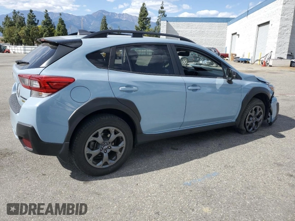2022 Subaru Crosstrek Special Sports with VIN JF2GTHSC0NH219787, listed as a Copart auction lot 52015945 with 24,906 mi miles and Salvage title. Bid and sale history available at DreamBid. Image 3.