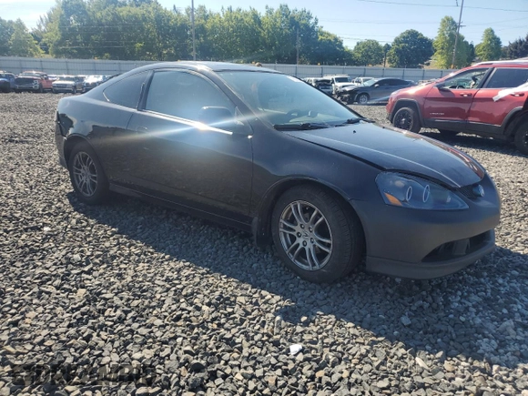 2005 Acura RSX with VIN JH4DC54895S012809, listed as a Copart auction lot 71822204 with 173,011 mi miles and Salvage Title. Bid and sale history available at carsss.com. Image 4.