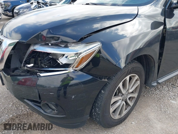 2015 Nissan Pathfinder SV with VIN 5N1AR2MN2FC677985, listed as a IAAI auction lot 41879156 with 114,339 mi miles and . Bid and sale history available at DreamBid. Image 6.