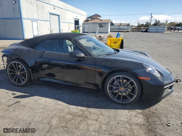 2021 Porsche 911 Carrera with VIN WP0CA2A94MS239581, listed as a Copart auction lot 44253105 with 20267 miles and Salvage Title. Bid and sale history available at carsss.com. Image 4.