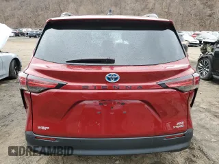 2022 Toyota Sienna XLE with VIN 5TDYRKEC8NS130037, listed as a Copart auction lot 48022555 with 31,357 mi miles and Salvage Title. Bid and sale history available at carsss.com. Image 6.