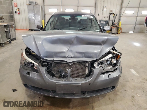 2005 BMW 5 Series 545i with VIN WBANB33555CN64643, listed as a Copart auction lot 50546775 with 159,751 mi miles and Salvage Title. Bid and sale history available at carsss.com. Image 5.