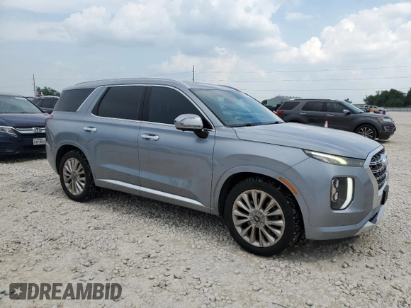 2020 Hyundai Palisade Limited with VIN KM8R5DHE7LU076579, listed as a Copart auction lot 55016735 with 87,034 mi miles and Clean title. Bid and sale history available at DreamBid. Image 4.
