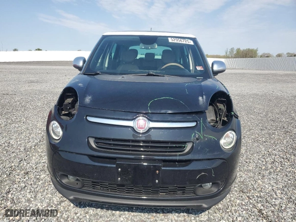 2014 FIAT 500L Lounge with VIN ZFBCFACH4EZ012256, listed as a Copart auction lot 52956725 with 114,014 mi miles and Salvage Title. Bid and sale history available at carsss.com. Image 5.