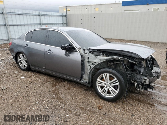 2015 Infiniti Q40 with VIN JN1CV6AR1FM522039, listed as a Copart auction lot 80275544 with 96,309 mi miles and Salvage Title. Bid and sale history available at carsss.com. Image 4.