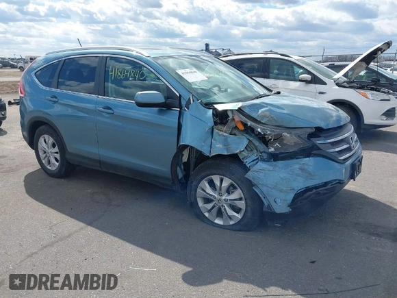 2014 Honda CR-V EX-L with VIN 2HKRM4H70EH618093, listed as a IAAI auction lot 41864840 with 23,065 mi miles. Bid and sale history available at carsss.com. Image 1.