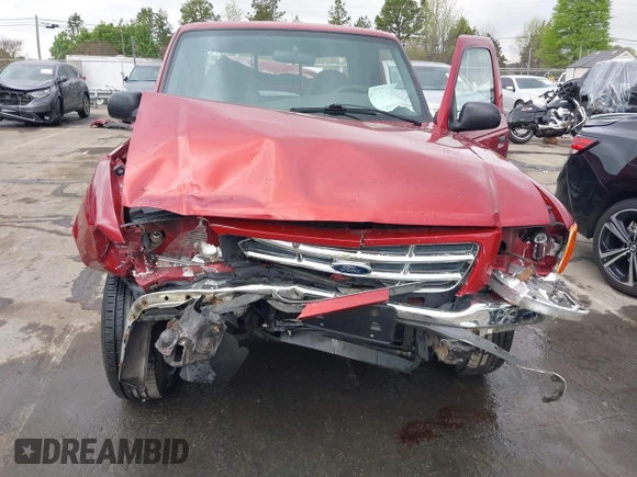 2001 Ford Ranger XLT Appearance with VIN 1FTYR14E81TA29380, listed as a IAAI auction lot 41956602 with 165,528 mi miles. Bid and sale history available at carsss.com. Image 6.