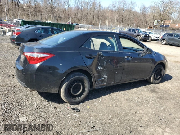 2016 Toyota Corolla L with VIN 5YFBURHE0GP497424, listed as a Copart auction lot 88991465 with 106,775 mi miles and Salvage Title. Bid and sale history available at DreamBid. Image 3.