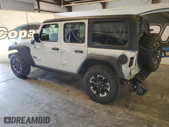 2025 Jeep Wrangler Rubicon with VIN 1C4RJXR65SW602574, listed as a Copart auction lot 66235235 with 3,151 mi miles and Clean title. Bid and sale history available at DreamBid. Image 2.
