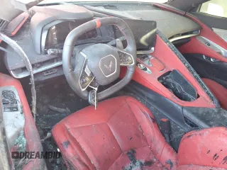 2024 Chevrolet Corvette 2LT with VIN 1G1YB2D43R5120454, listed as a Copart auction lot 81059734 with 17,060 mi miles and Salvage title. Bid and sale history available at DreamBid. Image 8.