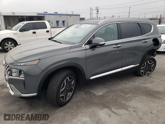 2023 Hyundai Santa Fe Hybrid SEL Premium with VIN 5NMS3DA12PH010716, listed as a Copart auction lot 73064324 with 14,268 mi miles and Salvage Title. Bid and sale history available at carsss.com. Image 1.