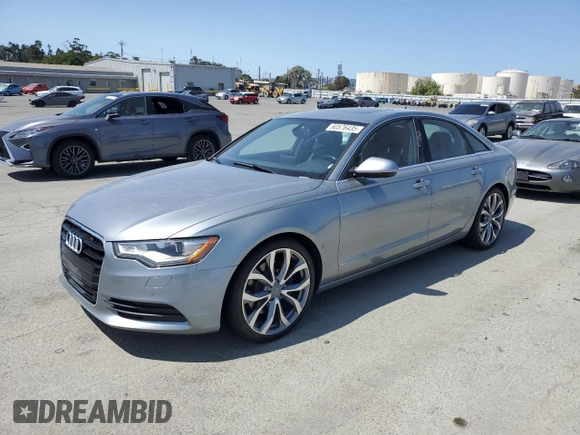 2015 Audi A6 Premium Plus with VIN WAUGFAFCXFN021824, listed as a Copart auction lot 60576435 with 164,019 mi miles and Clean title. Bid and sale history available at DreamBid. Image 1.