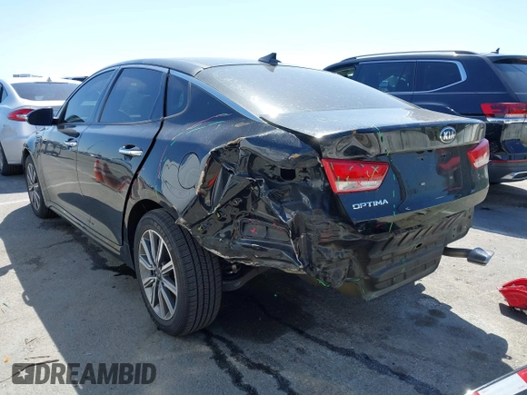 2019 Kia Optima LX with VIN 5XXGT4L34KG308177, listed as a IAAI auction lot 41919565 with 57,815 mi miles. Bid and sale history available at carsss.com. Image 3.