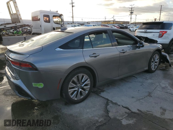 2023 Toyota Mirai XLE with VIN JTDAAAAA9PA009069, listed as a Copart auction lot 53739195 with 8,497 mi miles and Salvage Title. Bid and sale history available at carsss.com. Image 3.