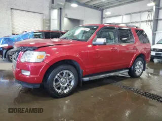 2010 Ford Explorer Limited with VIN 1FMEU7F82AUB03104, listed as a Copart auction lot 62063464 with 105,267 mi miles and Salvage Title. Bid and sale history available at carsss.com. Image 1.