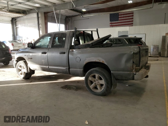 2008 Dodge 1500 ST with VIN 1D7HU182X8J105756, listed as a Copart auction lot 89057265 with 205,361 mi miles and Clean Title. Bid and sale history available at DreamBid. Image 2.