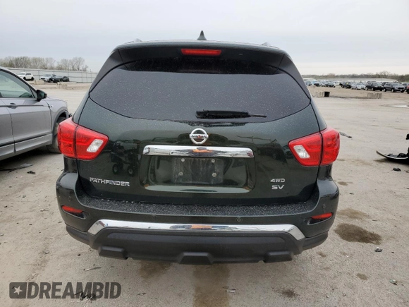 2019 Nissan Pathfinder SV z VIN 5N1DR2MM1KC578332, wystawiony jako Copart lot #51585115 z przebiegiem 113 522 mil mil oraz Szkoda całkowita • Salvage title. Historia ofert i sprzedaży dostępna na DreamBid. Obrazek 6.