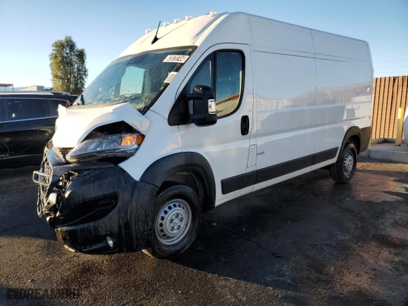 2025 Ram ProMaster Cargo Van Tradesman with VIN 3C6LRVDGXSE507318, listed as a Copart auction lot 83870744 with 2,236 mi miles and Clean Title. Bid and sale history available at carsss.com. Image 1.