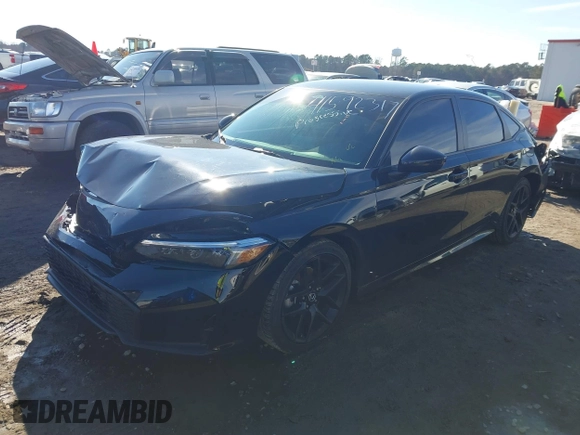 2025 Honda Civic Sport with VIN 2HGFE2F51SH525286, listed as a IAAI auction lot 41592317 with 3,554 mi miles and . Bid and sale history available at DreamBid. Image 17.