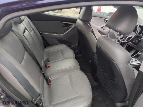 2012 Hyundai Elantra Limited with VIN 5NPDH4AE5CH089258, listed as a Copart auction lot 42236475 with 106,868 mi miles and Salvage Title. Bid and sale history available at carsss.com. Image 10.