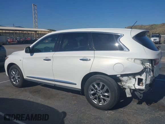 2014 Infiniti QX60 with VIN 5N1AL0MN1EC548883, listed as a IAAI auction lot 41965454 with 119,324 mi miles. Bid and sale history available at carsss.com. Image 15.