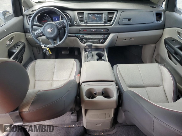 2018 Kia Sedona LX with VIN KNDMB5C17J6403033, listed as a Copart auction lot 53404425 with 52,872 mi miles and Salvage Title. Bid and sale history available at carsss.com. Image 8.