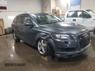 2015 Audi Q7 Premium with VIN WA1CGAFE0FD025722, listed as a Copart auction lot 48874585 with 105,663 mi miles and Salvage title. Bid and sale history available at DreamBid. Image 4.