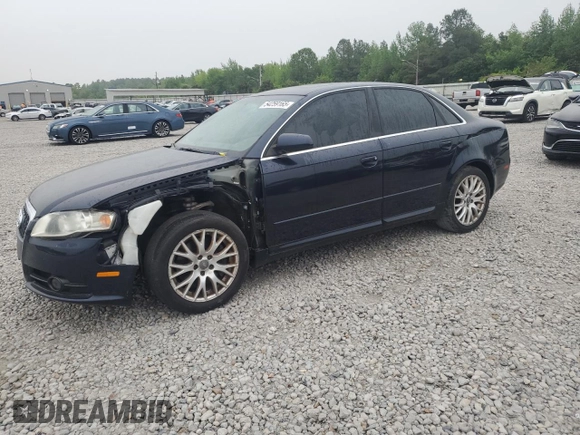 2008 Audi A4 2.0T с VIN WAUDF78E48A161849, выставлен на аукционе Copart как лот 54259165 с пробегом 87 452 миль миль и Чистый • Clean title. История ставок и продаж доступна на DreamBid. Изображение 1.