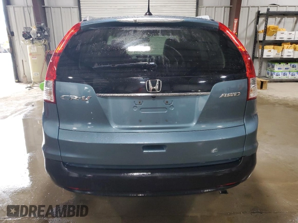 2013 Honda CR-V EX-L with VIN 5J6RM4H71DL033219, listed as a Copart auction lot 52602545 with 120,312 mi miles and Salvage Title. Bid and sale history available at carsss.com. Image 6.