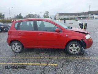 2006 Chevrolet Aveo LT with VIN KL1TG66676B549500, listed as a IAAI auction lot 41802744 with 58,777 mi miles and . Bid and sale history available at DreamBid. Image 13.
